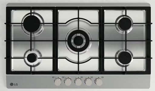 [CG5Z3626S] LG Built-in 900 Gas Cooktop, 5 Burners, Stainless Steel