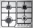 ELBA Cooker - GAS HOB 4 BURNERS ENAMEL 60 CM STAINLESS -natural gas-ENF60-444XD