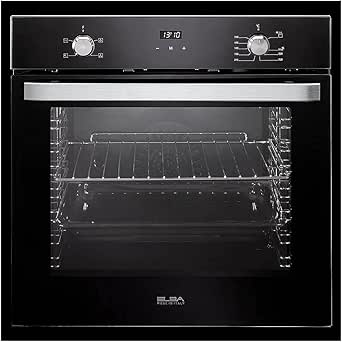 [EL10XLBFG] Elba - Built in Gas Oven 60 CM With 8 Function 65 Liters With Black Double Glass Door And Digital Timer - EL10XLBFG-