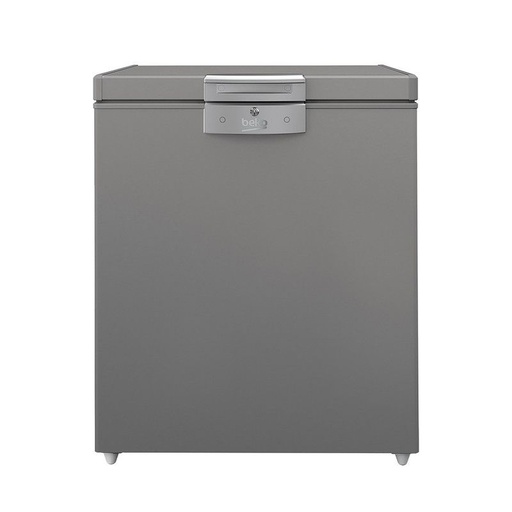 [HS20510SEG] Beko Chest Freezer, Defrost, 205 Liters, Silver - HS20510SEG