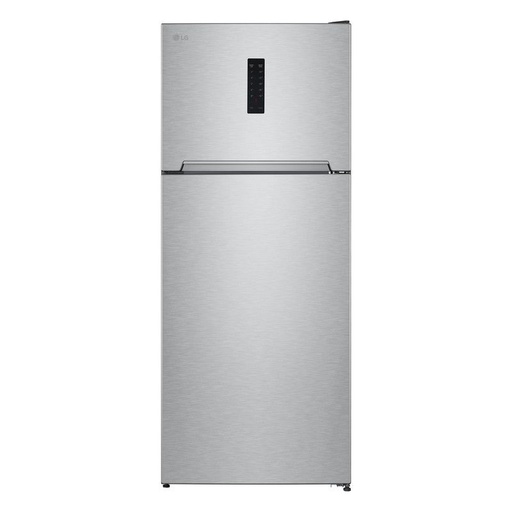 [GTF402SVAN] LG No-Frost Top Freezer Refrigerator, 401 Liters, Inverter, Silver - GTF402SVAN