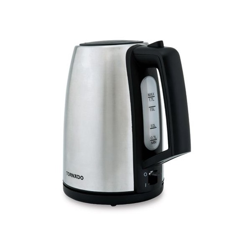[TKS-2217E IN] Tornado Stainless Steel Water Kettle 1.7 Liter 1850-2200 Watt Stainless TKS-2217E IN 