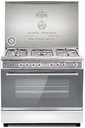 Royal gas stove 60 x 90 lite stainless steel with fan