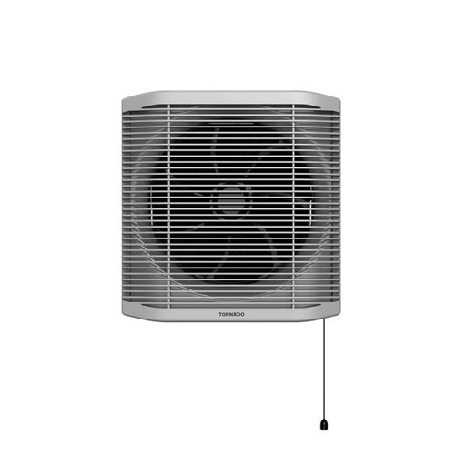 [TVS-25BG] TORNADO Bathroom Ventilating Fan 25 cm Privacy Grid Black x Grey TVS-25BG