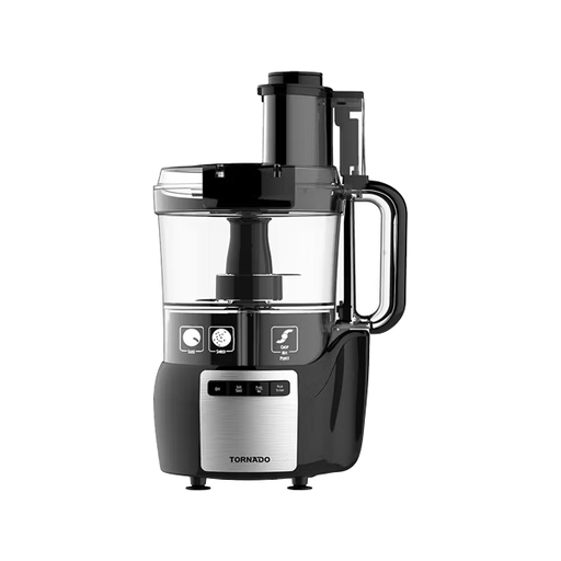 [FP-450T] TORNADO Food Processor 450 Watt 1.5 Liter Bowl Black FP-450T