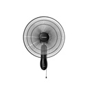 TORNADO Wall Fan 16 Inch 4 Blades Black TWF-16