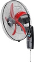Universal Wall fan 18 inch Digital With Remote Control 5 Blades - Multicolour